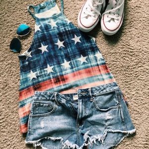 American Flag ❤️🇺🇸 Halter Top
